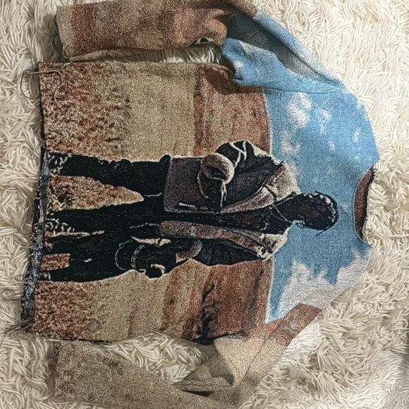 Handmade Travis Scott sweater - Picture 1 of 3